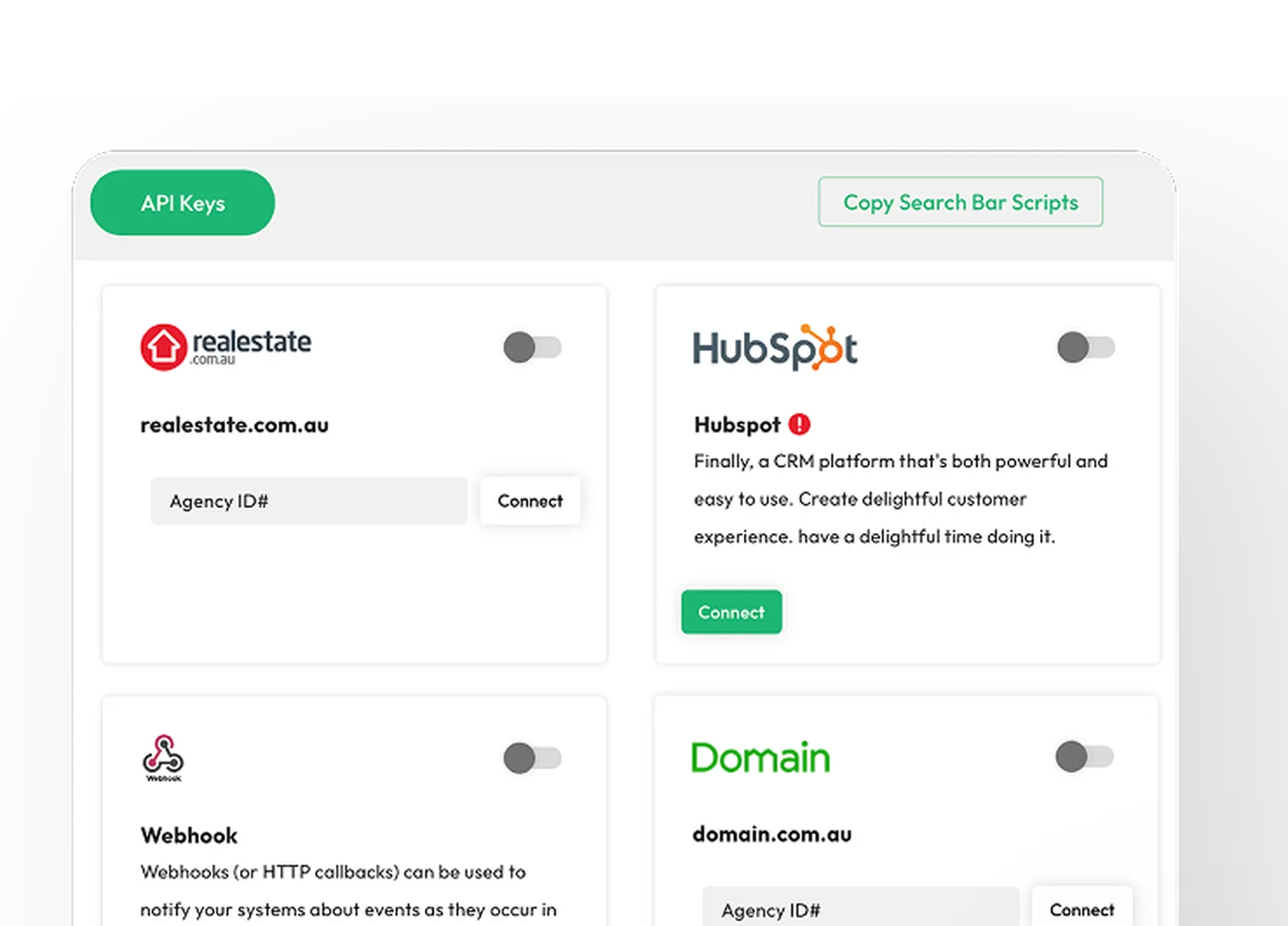 Connect to Your CRM.