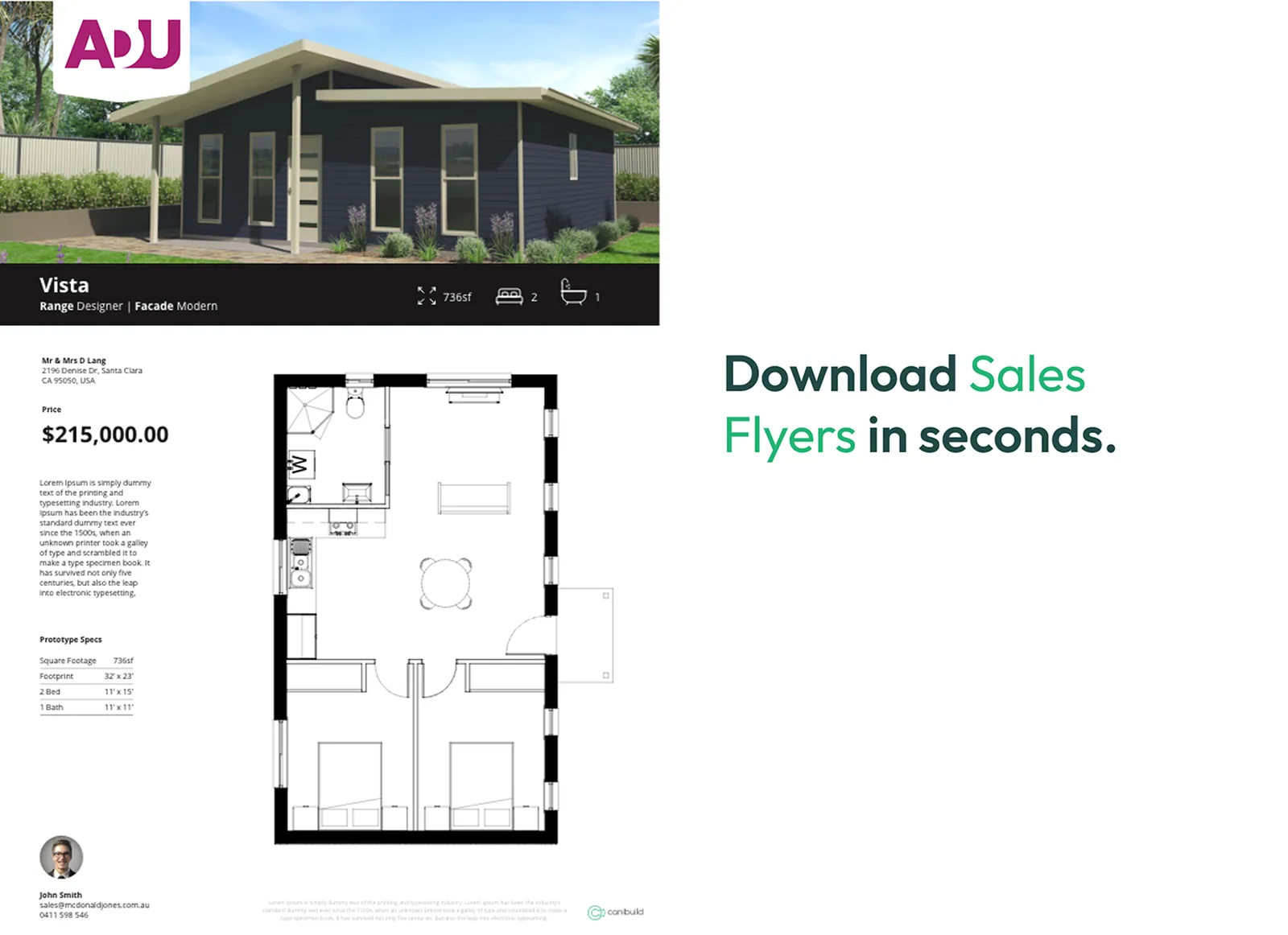 Branded Sales Flyer