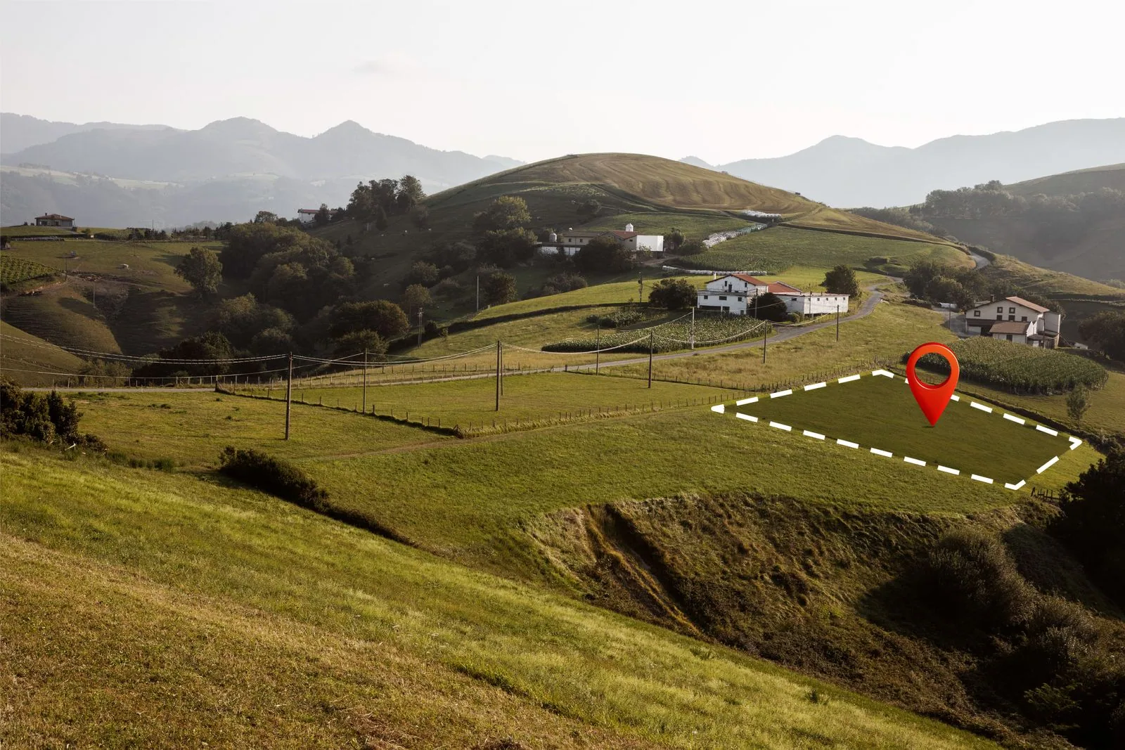 how to measure slope of the land or site