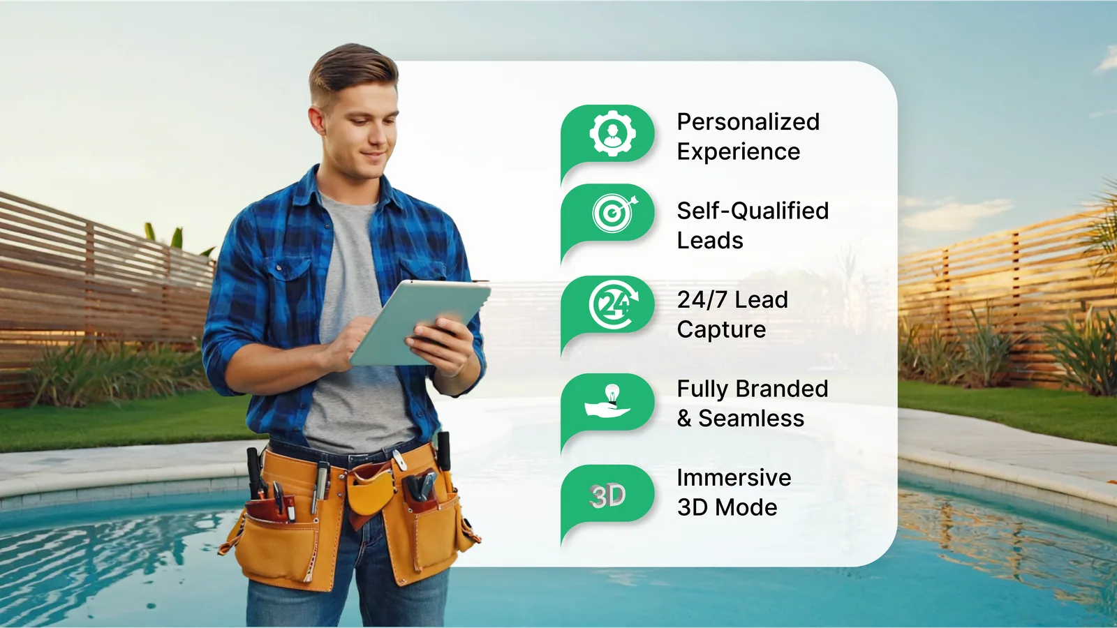 how to generate leads for pool construction business with Canibuild LeadConverter
